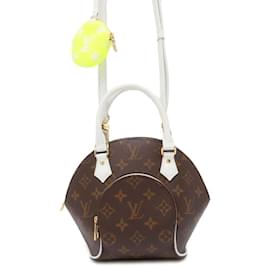 Louis Vuitton-Louis Vuitton Monogram LV Match Ellipse BB Handbag-Brown,White,Yellow