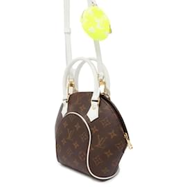 Louis Vuitton-Louis Vuitton Monogram LV Match Ellipse BB Handbag-Brown,White,Yellow