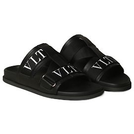 Valentino Garavani VALENTINO - Leather sandals Black