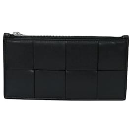 Bottega Veneta-Bottega Veneta Navy Intrecciato Coin Purse-Navy blue