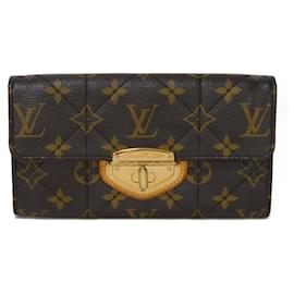 Louis Vuitton-Louis Vuitton Long Wallet Portefeuille Sarah-Brown,Monogram