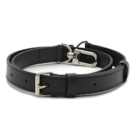 Louis Vuitton-Louis Vuitton Dark Navy Leather Shoulder Strap-Navy blue