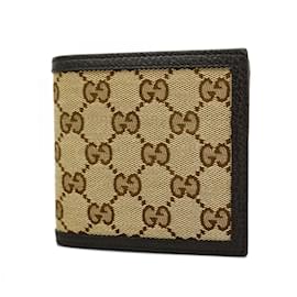Gucci-Gucci Brown Bi-Fold Wallet-Brown
