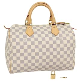 Louis Vuitton-LOUIS VUITTON Damier Azur Speedy 30 Hand Bag N41533 LV Auth 88905A-Other