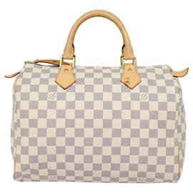 Louis Vuitton-LOUIS VUITTON Damier Azur Speedy 30 Hand Bag N41533 LV Auth 88905A-Other