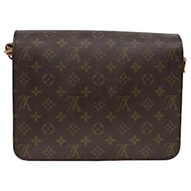 Louis Vuitton-LOUIS VUITTON Monogram Cartouchiere GM Shoulder Bag Vintage M51252 LV Auth 86369-Monogram