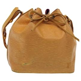 Louis Vuitton-LOUIS VUITTON Epi Petit Noe Shoulder Bag Yellow M44102 LV Auth ki4864-Yellow