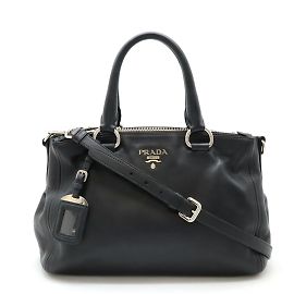 Prada Soft Calf Handbag Black