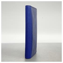 Louis Vuitton-Louis Vuitton Long Wallet Taigarama Portefeuille Brazza M30297-Blue
