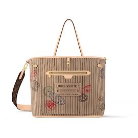 Louis Vuitton LV Neverfull MM bandoulière Marron