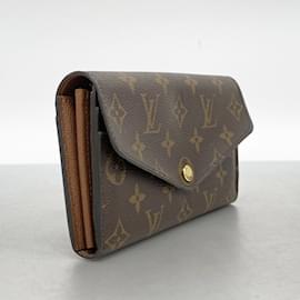Louis Vuitton-Louis Vuitton Long Wallet Monogram Portefeuille Sarah M60531-Brown