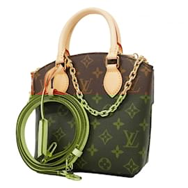 Louis Vuitton-Louis Vuitton Monogram Lockit BB Handbag-Brown