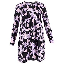 Robe shift plissée Joyce en soie imprimée florale de Diane von Furstenberg Autre