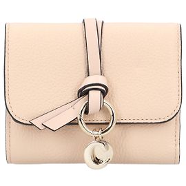 Chloé Tri-Fold Wallet Alphabet  Beige Brown Beige
