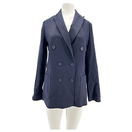 LACOSTE Jackets T.FR 36 Viscose Navy blue
