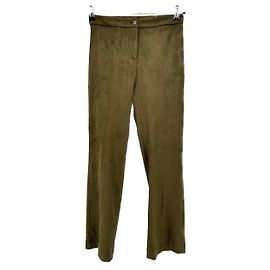 Autre Marque Unsignierte Hose T.IT 38 Polyester Khaki