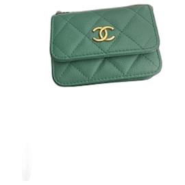 Chanel-Handbags-Green