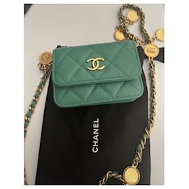 Chanel-Handbags-Green