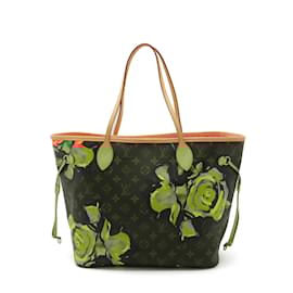 Louis Vuitton-Louis Vuitton Monogram Rose Neverfull MM Tote Bag-Brown,Monogram