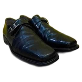 Hermès-Hermès calfskin loop derby-Black