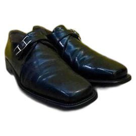 Derby en boucle Hermès en veau Noir