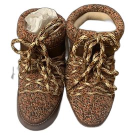 Chloé Botines Marrón oscuro