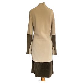 Conjunto Christian Dior Bege Caqui