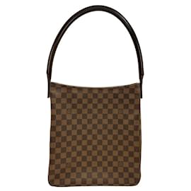 Louis Vuitton-Louis Vuitton Damier Looping GM Shoulder Bag-Brown