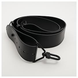 Louis Vuitton-Louis Vuitton Leather Shoulder Strap Monogram Steamer Bag for Men-Black