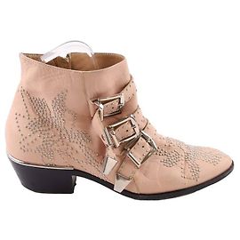 Chloé Botas de cuero Rosa