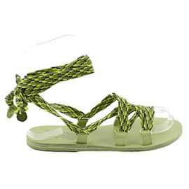 Autre Marque-Leather sandals-Red