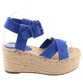 Céline Espadrilles en daim Bleu