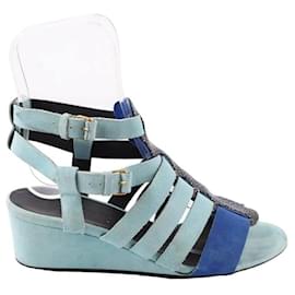Balenciaga-Suede heels-Blue