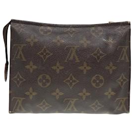 Louis Vuitton-LOUIS VUITTON Monogram Poche Toilette 19 Pouch M47544 LV Auth hk1592-Monogram