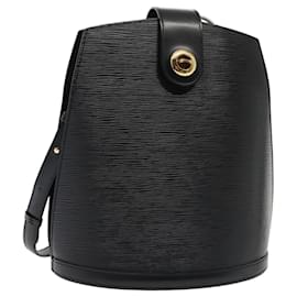 Louis Vuitton-LOUIS VUITTON Epi Cluny Shoulder Bag Black M52252 LV Auth ep5548-Black