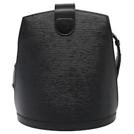 Louis Vuitton-LOUIS VUITTON Epi Cluny Shoulder Bag Black M52252 LV Auth ep5548-Black
