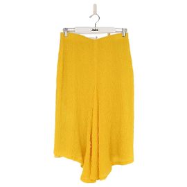 Victoria Beckham Gonna di seta Giallo