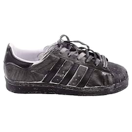 Adidas-Leather sneakers-Black
