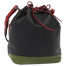 Louis Vuitton-LOUIS VUITTON Epi Noe Shoulder Bag By color Black Red M44017 LV Auth 86988-Black,Red