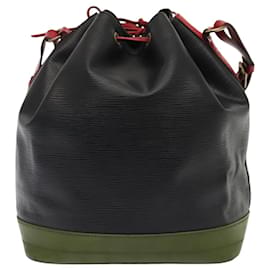 Louis Vuitton-LOUIS VUITTON Epi Noe Shoulder Bag By color Black Red M44017 LV Auth 86988-Black,Red