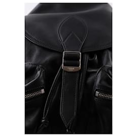 Céline-Biker leather backpack-Black
