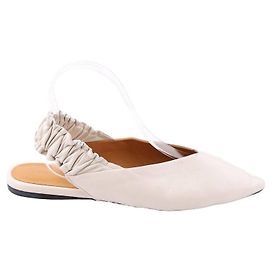 Isabel Marant Bailarinas de cuero Beige