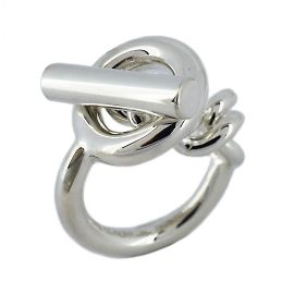Hermès Hermes Croisette Silver 925 Band Ring Other