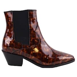 Zadig & Voltaire-Boots en cuir-Marron