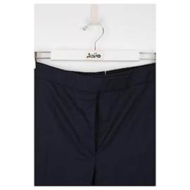 Thom Browne-Straight wool trousers-Blue