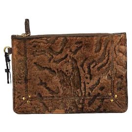 Jerome Dreyfuss Pochette en fourrure Marron