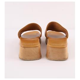 Hermès-Sandales en cuir-Marron