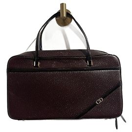 Sacs à main DIOR T. Cuir Bordeaux