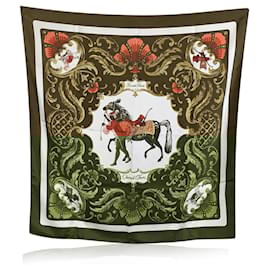 Hermès-Hermes Paris Vintage Silk Scarf Cheval Turc 1969 Christiane Vauzelles-Brown