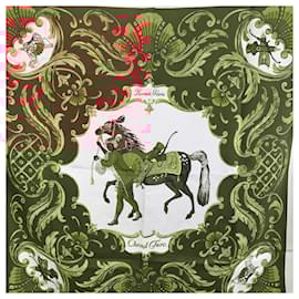 Hermès-Hermes Paris Vintage Silk Scarf Cheval Turc 1969 Christiane Vauzelles-Brown